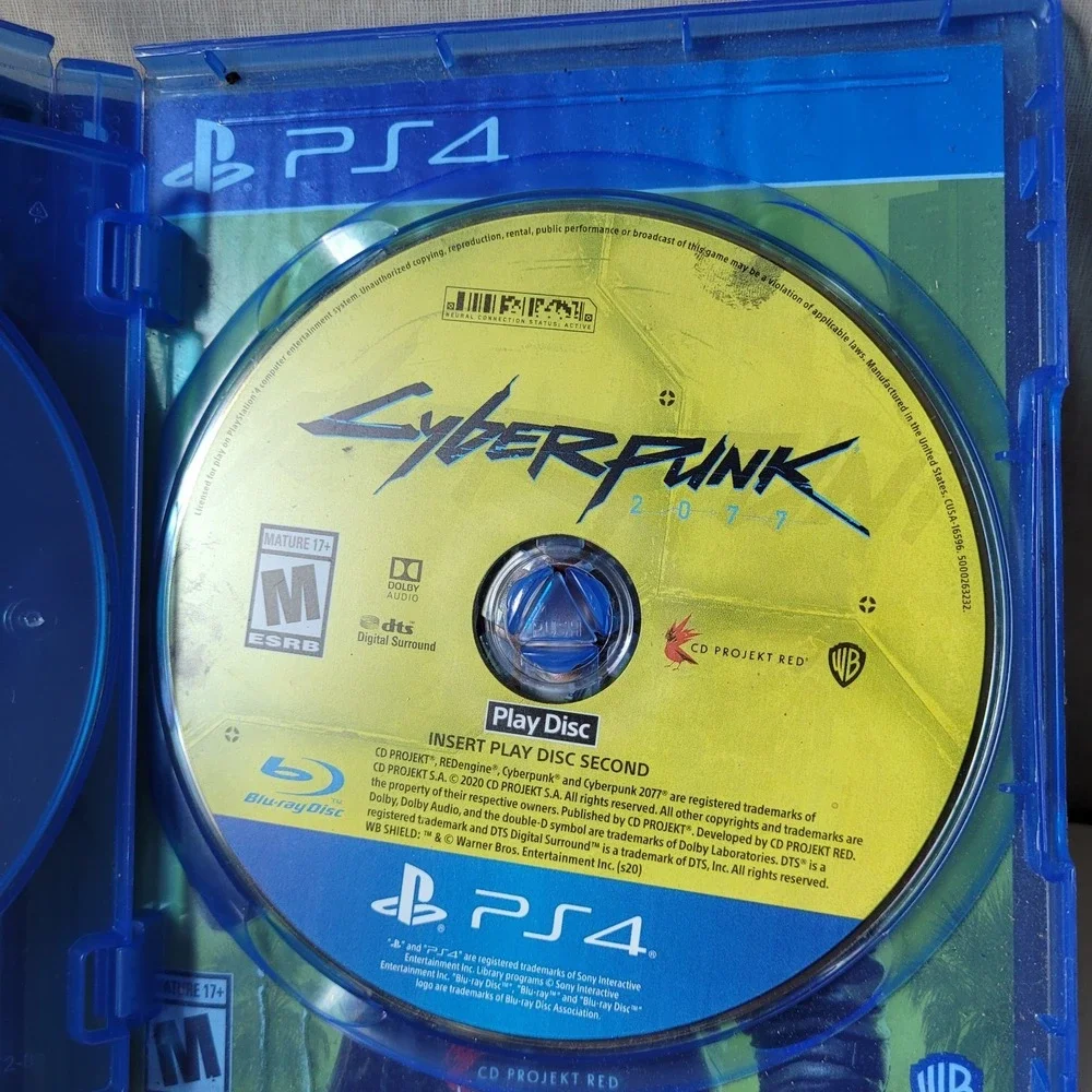 Cyberpunk 2077 for PlayStation 4 (PS4) - Complete 2-Disc Set
